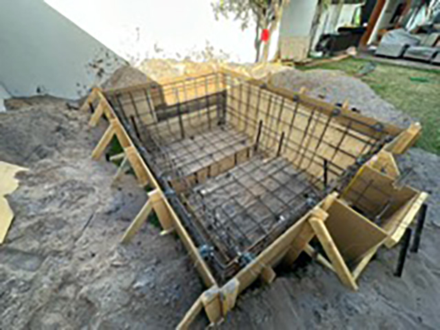 Port Melbourne Plunge Pool Venetian Pools Project steel pix 1 Port Melbourne Plunge Pool Project