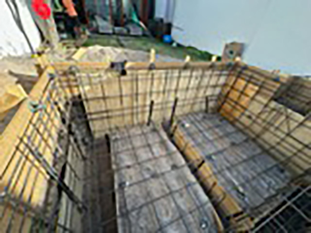 Port Melbourne Plunge Pool Venetian Pools Project steel pix 2 Port Melbourne Plunge Pool